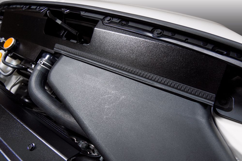 Radiator Cover (suits Subaru 15+ WRX/STI) (suits Intakes w/ Factory Inlet Chute) - Black