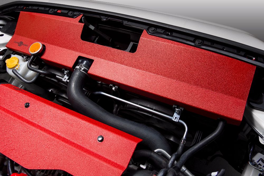 Radiator Cover (suits Subaru 15+ WRX/STI) (suits Intakes w/o Factory Inlet Chute) - Red