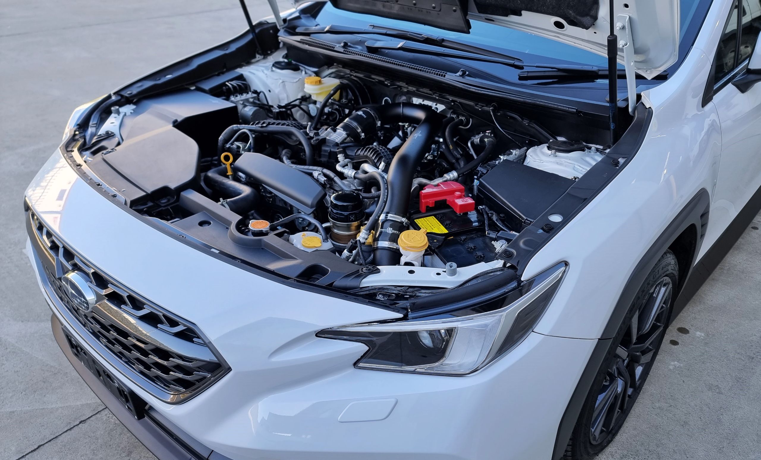 2022+ WRX stage 1 front mounted intercooler kit black 