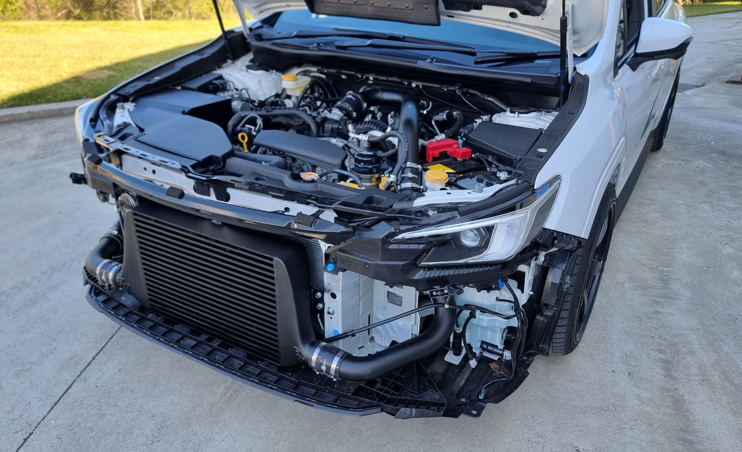 2022+ WRX stage 2 front mounted intercooler kit black