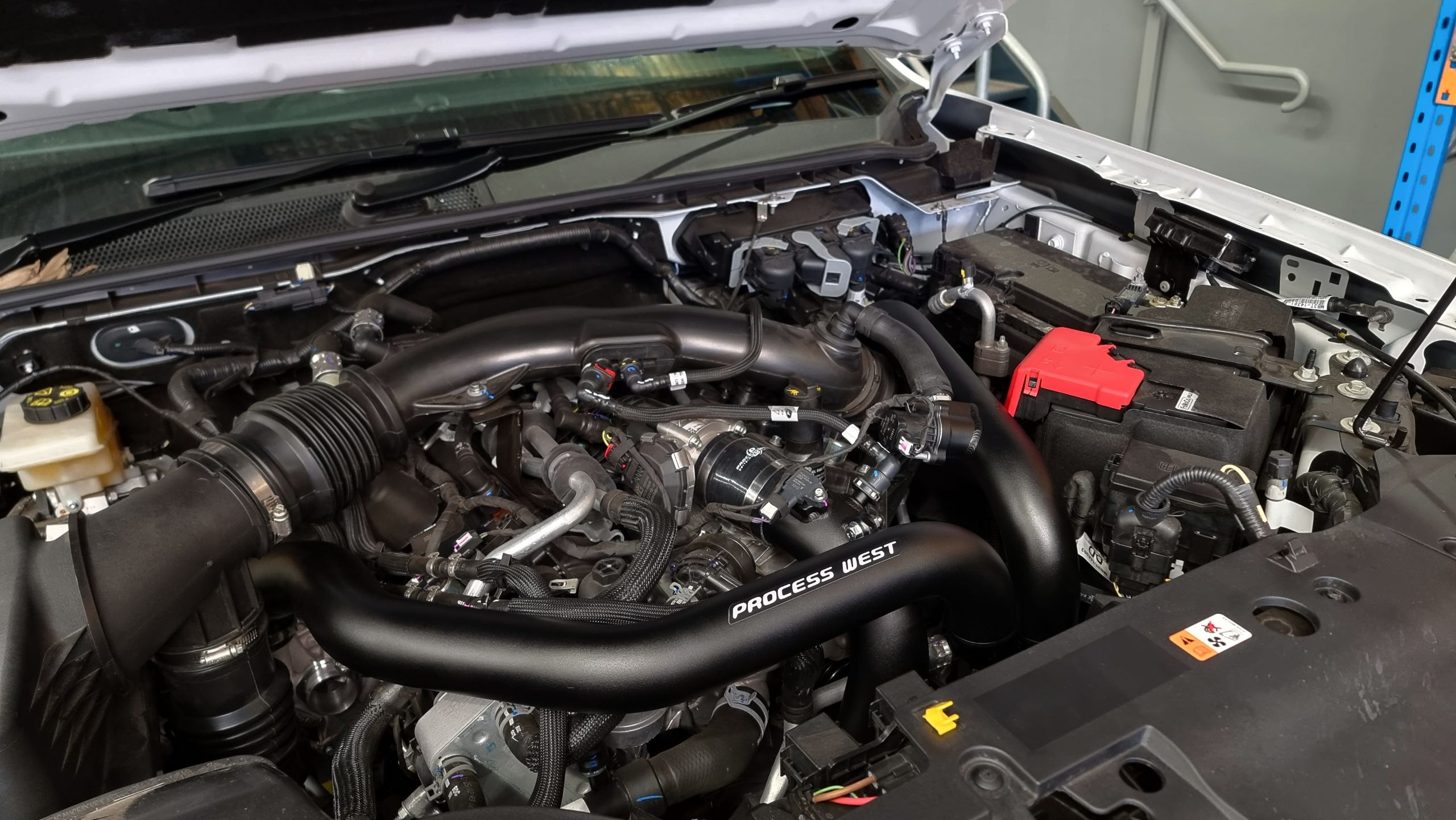 Next Gen Ranger Raptor intercooler piping kit - black
