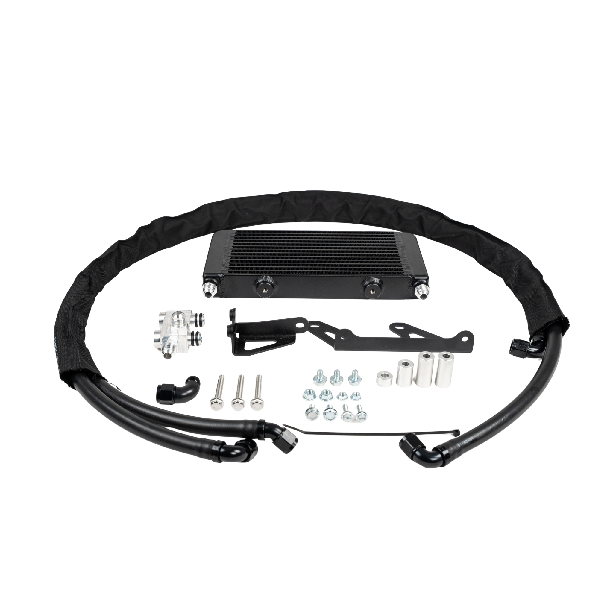 Transmission Cooler – 2023+ Ford Ranger PY V6 Diesel & (NF) Amarok V6 Diesel - Black